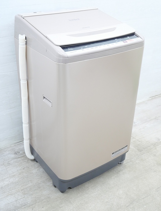 ★日立★BW-V100C 10kg 大容量 洗濯機 2018年 HITACHI BEAT WASH 生活家電 HITACHI 洗濯機 BW-V100B 2018年式 10kg