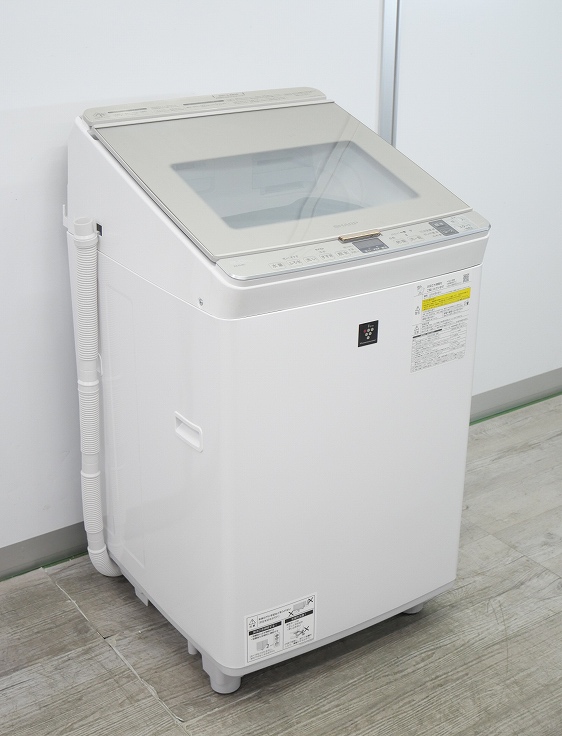 送料無料　SHARP縦型洗濯乾燥機　ES-PH8C-N 縦型洗濯機 SHARP ES-PH8C-N