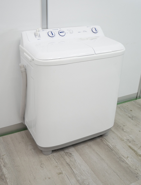 Haier製/2021年式/5.5kg/二槽式電気洗濯機/JW-W55F_1
