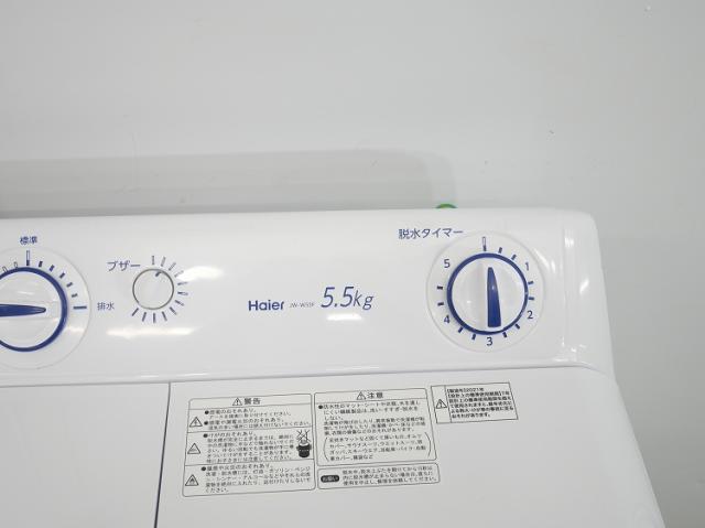 Haier製/2021年式/5.5kg/二槽式電気洗濯機/JW-W55F_3