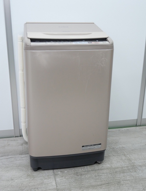 日立製/2018年式/10kg/全自動洗濯機/BW-V100B