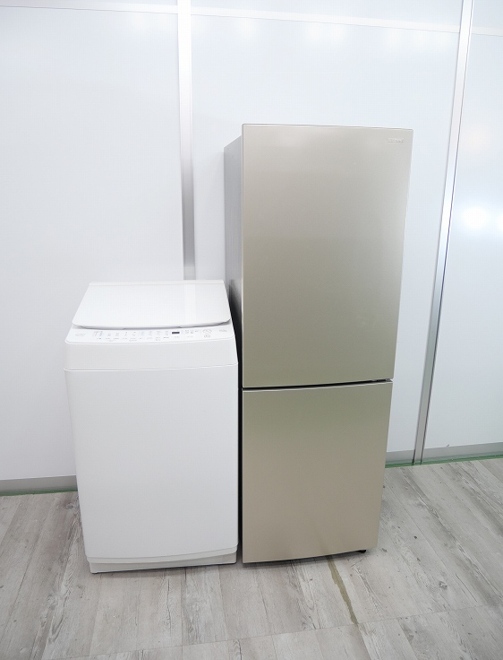 【未使用品】ヤマダ製/24年式,22年式/226L,10kg/中古家電2点セット