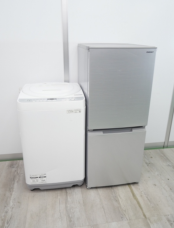シャープ製/21年式20年式/152L7.0kg/中古家電2点セット