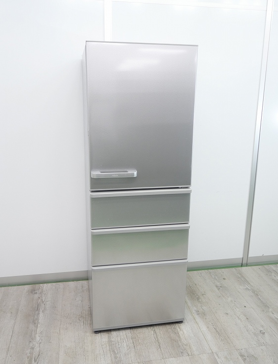 アクア製4ドア/2021年式/355L/ノンフロン冷蔵冷凍庫/AQR-36M(S)