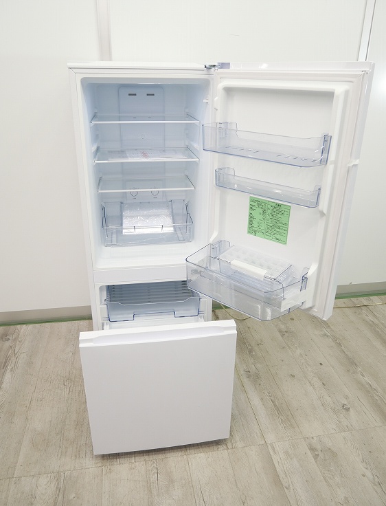 【未使用品】ヤマダ製/2024年式/159L/冷蔵冷凍庫/YRZ-F15MW_2
