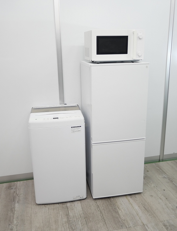ニトリ製,Haier製/23年,23年式/140L,5.5kg/中古家電3点セット
