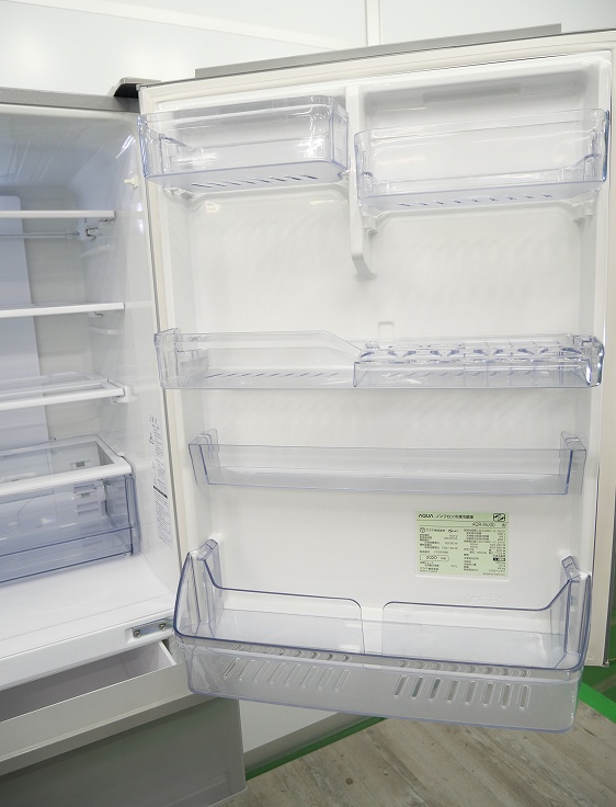 アクア製4ドア/2020年式/355L/ノンフロン冷蔵冷凍庫/AQR-36J(S)