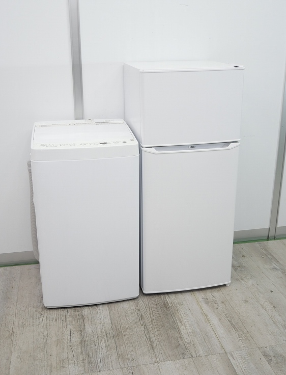 Haier製/23年式/130L,4.5kg/中古家電2点セット