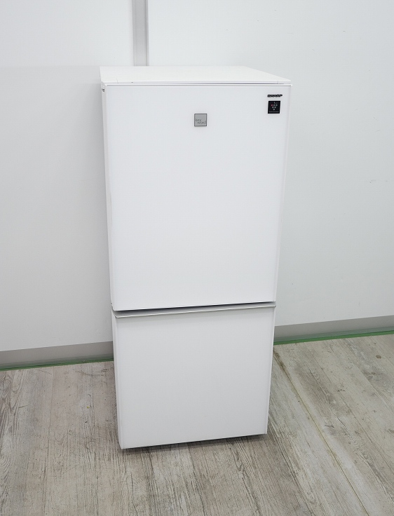 137L 冷蔵庫 2017 SJ-G14E4-W SHARP シャープ No.3188○ ※現金