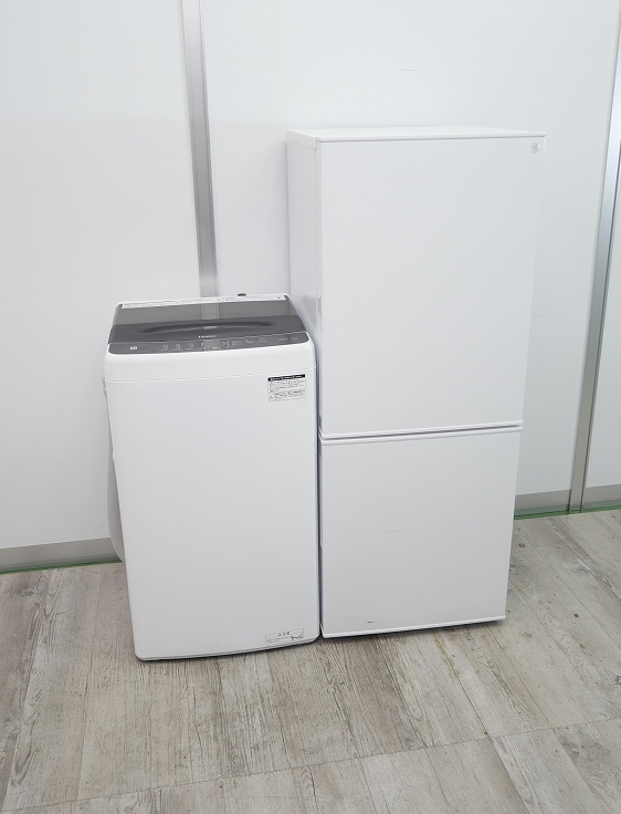 ニトリ製,Haier製/22年式/140L,4.5kg/中古家電2点セット