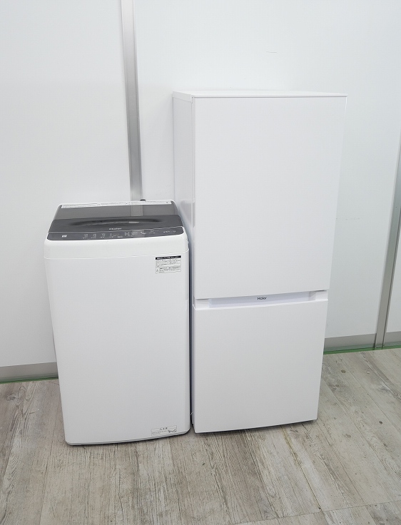 Haier製/22年式/140L,4.5kg/中古家電2点セット