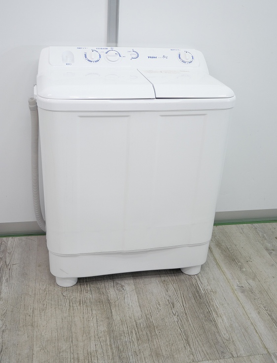 Haier製/2022年式/8.0kg/二槽式電気洗濯機/JW-W80F