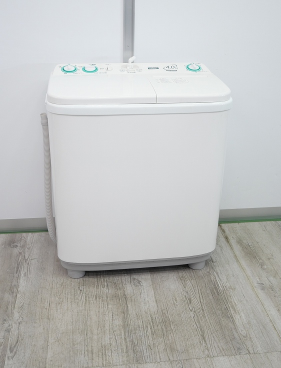 アクア製/2020年式/4.0kg/二槽式電気洗濯機/AQW-N40