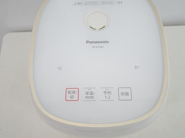Panasonic製/2019年式/0.63L ,3.5合/IHジャー炊飯器/SR-KT069