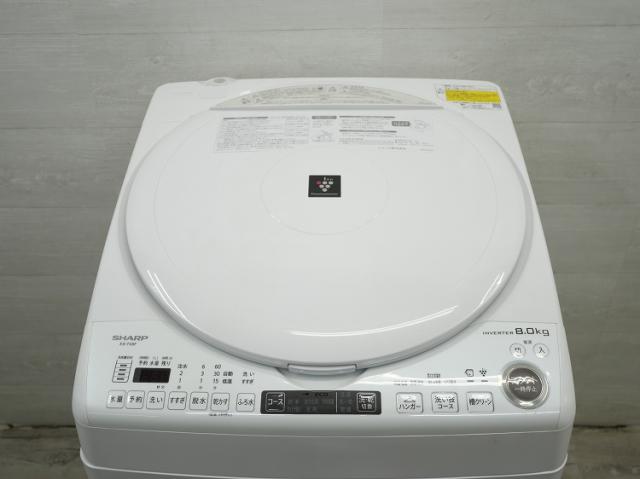 シャープ製/2022年式/8kg/洗濯乾燥機/ES-TX8F-W