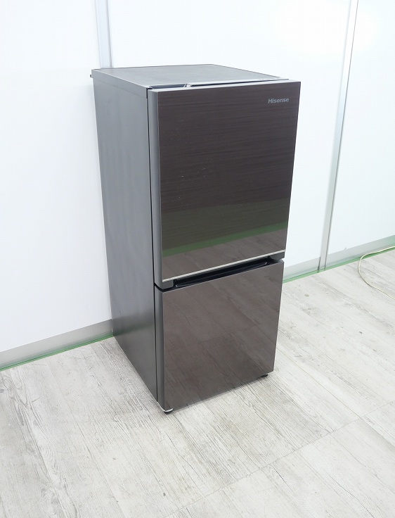 Hisense HR-G13B-BR 2021年製 134L ハイセンス 冷蔵庫 ブラウン 2ドア 右開き 134L HR-G13B-BR