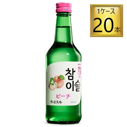 【6/13P5倍】チャミスル ピーチ 360ml×20本【1ケース】 【ﾚﾋﾞｭｰｷｬﾝﾍﾟｰﾝ中】