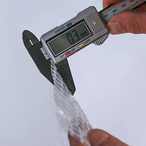 PE透明糸入りシート屋外防水シート防水日焼け止めターポリンアイレット付耐久性タープ植物保護カバー屋外木材S＆L屋外建材雨除けシート0.3mm(Size:3x_4