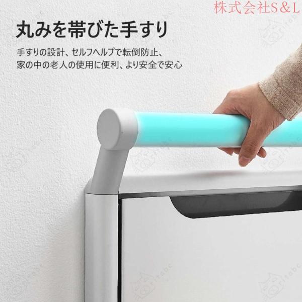 玄関スツールウォールマウント折りたたみ椅子手すり付き目に見えない玄関椅子サイレント玄関ベンチ防水安定性省スペースインストールが簡単S＆L耐荷重が強