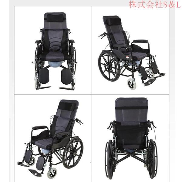 位調整リクライニング折りたたみ背もたれアームコンフォート株式会社S＆L 車椅子折り畳み式車椅子高齢者障害者のための快適な通気性の通気性?デザイン_1