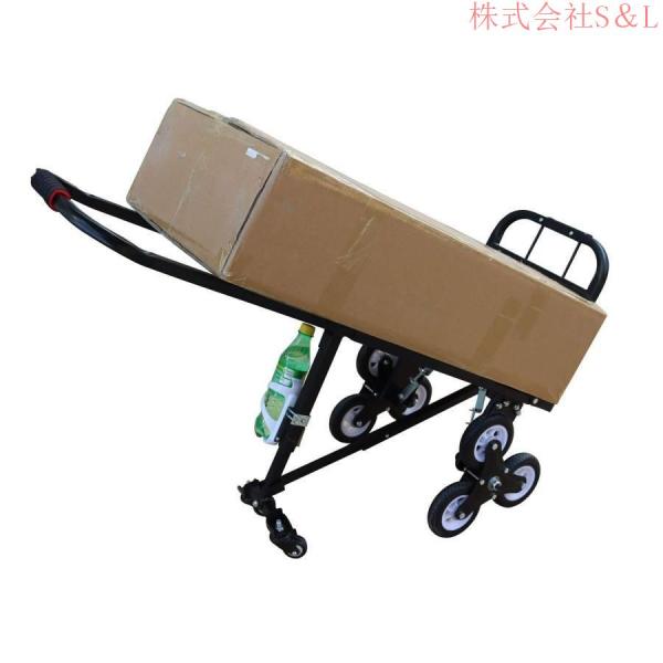 台車 階段 静音 昇降 タイヤキャリーカート 折りたたみ 業務用 荷物運ぶ 引っ越し車 株式会社S＆L荷重190kg 静音 (style 2)_6