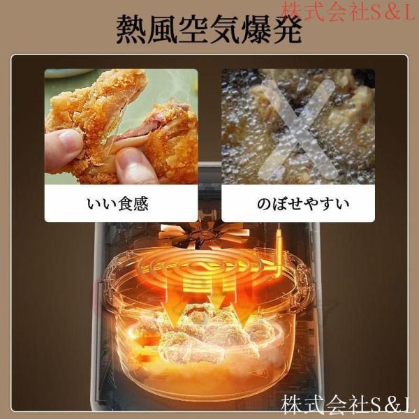 時間温度調節 ノンフライヤー 15L エアフライヤー 業務用 油いらない 一台多役 S＆L家庭用 便利 電気フライヤー 揚げ物 電気フライヤー ステンレス 調理家電_14