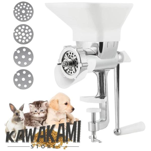ペレット製造機造粒機手動直径4/5/6/7mm四つの仕様ペレタイザー餌ペレット造粒機DIY粒作り小型丸製造機S＆Lペット鳥の餌犬猫餌造粒機釣り餌の製丸機