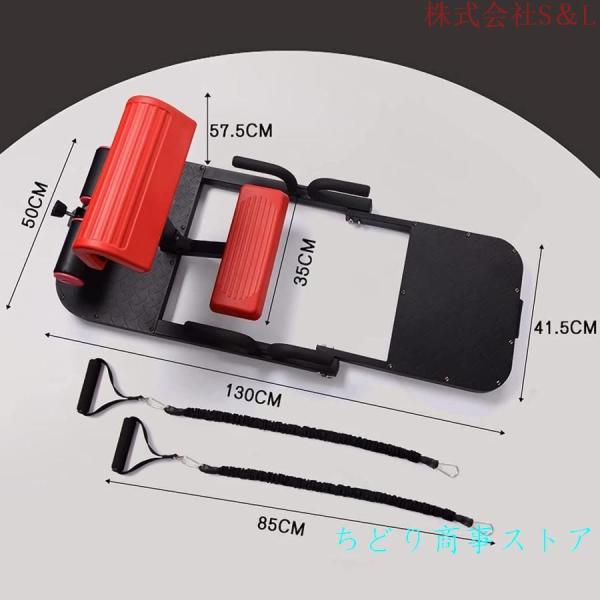 ヒップスラストマシンスクワットマシン多機能フィットネス機器5段階の高さ調整人間工学に基づいたデザインS＆Lディープシシースクワットシットア_4