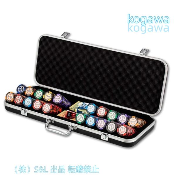 ポーカーチップセット ABS ボックス カジノゲーム フルセット500