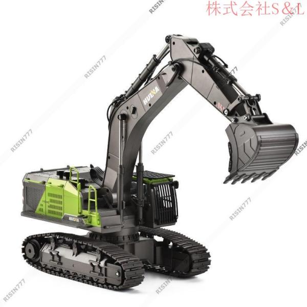 ラジコンショベル 合金 働く車 ラジコンカー おもちゃ ミニ 22チャネル 知育玩具 リアル 電動 リモコン 重機 S＆L採掘機 砂場 工事車両 大人 男の子 ギフト_12