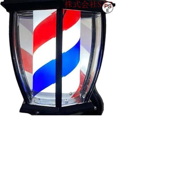 理髪店のポール ライトの回転防雨壁の台紙のネオン株式会社