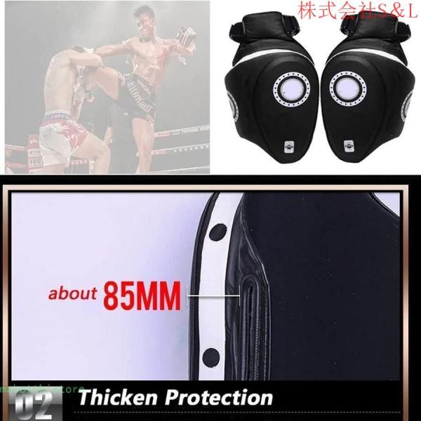 ヘビーヒッターボクシングボディプロテクタートレーニングキックボクシング太ももプロテクター格闘技の脚プロテクション錦スパーリングキックボクシング ヘビーヒッターボクシングボディプロテクタートレーニングキック