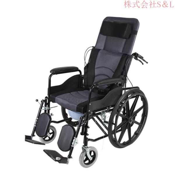6位調整リクライニング折りたたみ背もたれアームコンフォート株式会社S＆L 車椅子折り畳み式車椅子高齢者障害者のための快適な通気性の通気性?デザイン