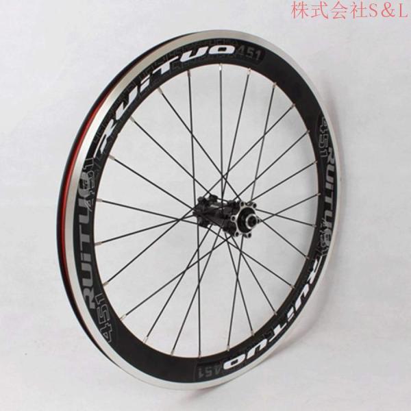 ホイールセット 451mm ダブルウォールアロイリム 折りたたみ自転車 V