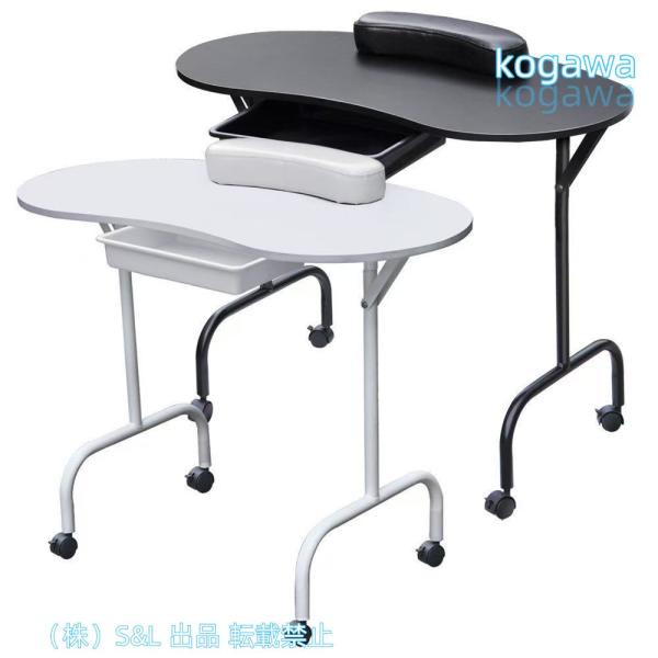 マニキュアネイルテーブル ポータブル 折りたたみ式 ネイルデスクステーション可動式マニキュアテックテーブルネイルアームレスト キャリングバッグ付き ネイリ