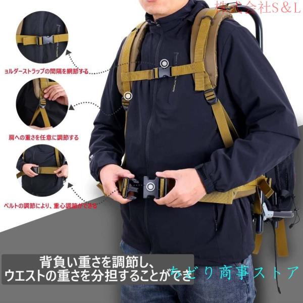 背負子キャリーアルミフレームパック軽量背負う補助具折りたたみ可能着脱簡単キャリーカート背負い子背負投釣りS＆L登山運搬錆びにくい収納可能荷物運搬_2