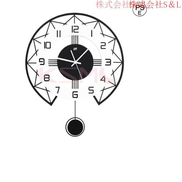 掛け時計 オシャレ 北欧 シンプル 壁掛け時計 デジタル 新築祝い 新作 プレゼント ギフト 高品質 おしゃれ株式会社S＆L 静音 時計_4