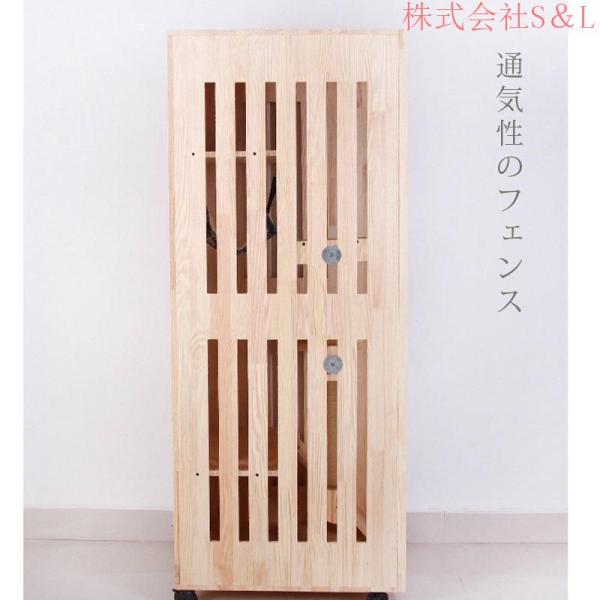 ペット用品　猫用キャビネット ネコトイレ 棚 リビング キャットトイレ 家具 木製キャットケージ　ヴィラ 株式会社S＆L無垢材_4