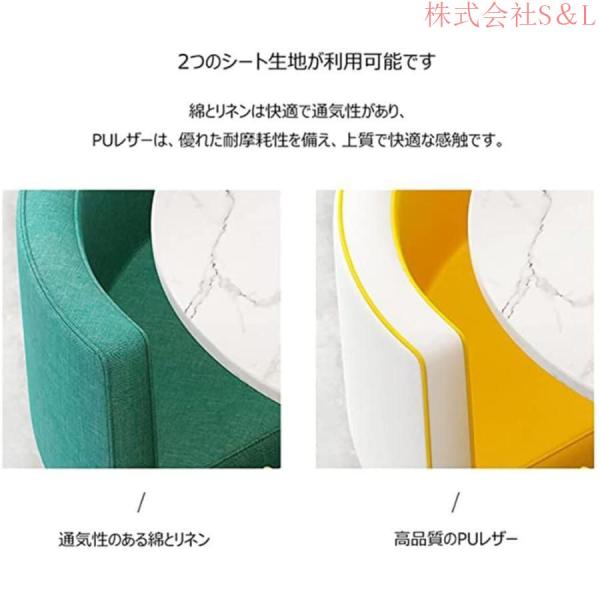 丸型ダイニングセット 食卓セット 丸型4人掛けカフェテーブル ダイニングテーブルセット ダイニングルームとキッチン用 アパートリビングルームクリエイティブデ