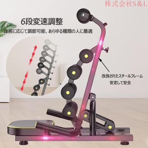 逆さぶらさがり健康器 フィットネスマシン 逆立ち?ストレッチ 器具6段調整 逆立ちマシン 逆立ち健康器具 株式会社S＆L ヨガ補助椅子 懸垂器具 逆立ち健康法 ぶら_3