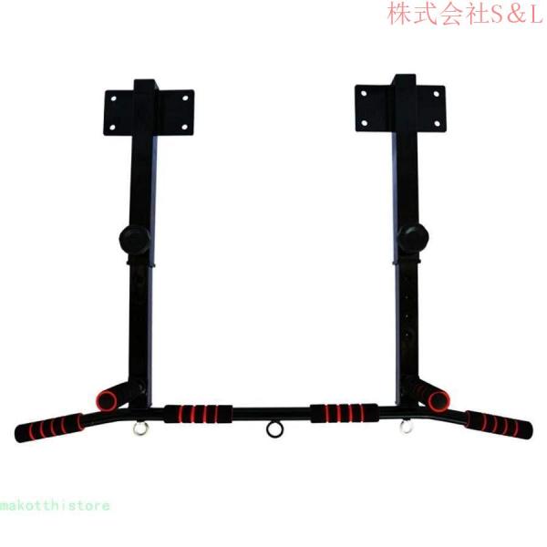 ぶら下がり健康器 懸垂マシン 懸垂バー 壁マウント 3段階高さ調節 耐荷重200kg 自宅ジム プルアップバー 自宅トレーニング器具 S＆L 懸垂マシン マルチジム