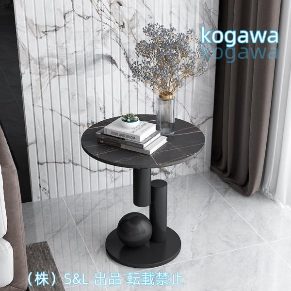 モダンなラウンドコーヒーテーブル - ソファエンドテーブルサイドテーブルリビングルーム小さなベッドサイドテーブル - リビングルームベッドルームオフィス用サ