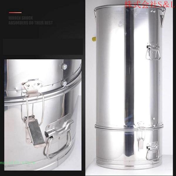 ステンレス製手動遠心分離式蜂蜜分離器：蜂蜜を絞り取る養蜂機械蜂蜜抽出機。S＆Lハニースティックや濾過ネット付きの養蜂器具遠心分離機遠心分離機(3フレーム)