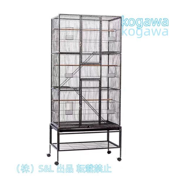 81X46.5X175.5CM特大鳥かご 大型 高強度 豪華のインコケージ 小型および中型のオウムに適しています 複数の中小型鳥 S＆L 繁殖鳥 鳥かご インコ 豊富な付属品