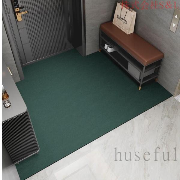 玄関マット珪藻土室内屋外ドアマット無地滑り止め拭けるアスベスト不使用大判吸水速乾抗菌S＆L泥落としスタンダード会社店舗業務用エントランス