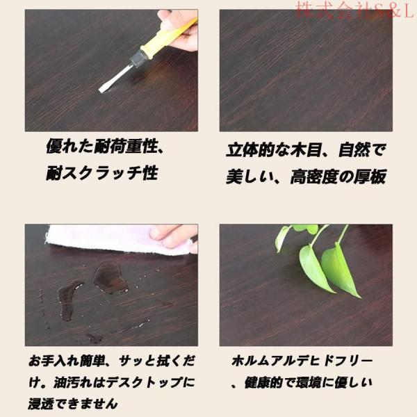 ダイニングテーブル 丸 折り畳み 食卓テーブル ターンテーブル付き キャスター付き に適用する4?8人 株式会社S＆L 丸テーブル 高さ75cm おしゃれ_4