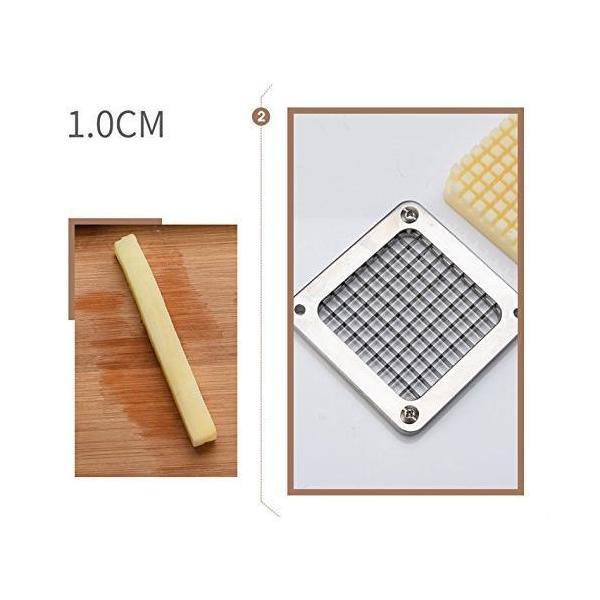手動式 ポテトカッター 7mm+10mm+14mm 野菜カッター ステンレス 卓上型 家庭用 業務用 株式会社S＆L_2