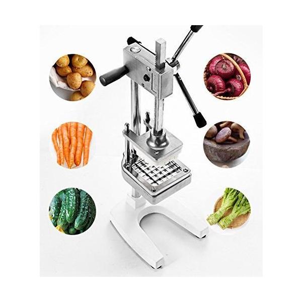 手動式 ポテトカッター 7mm+10mm+14mm 野菜カッター ステンレス 卓上型 家庭用 業務用 株式会社S＆L_5
