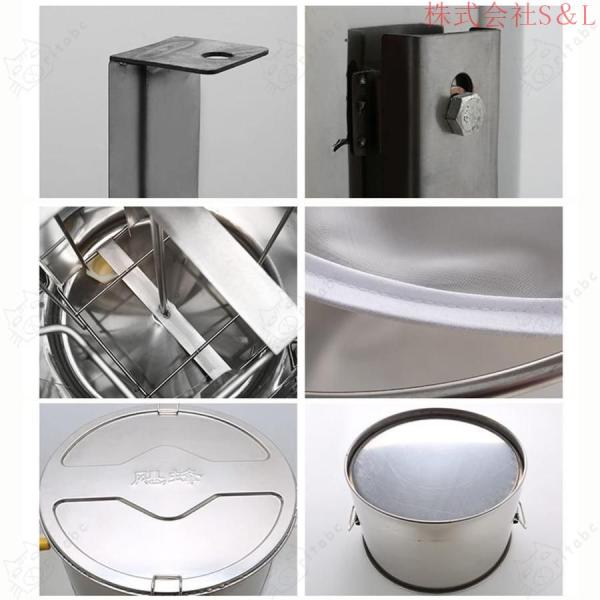 蜂蜜分離器 養蜂器具 ステンレス鋼 養蜂分離機 2フレーム手動 蜂蜜