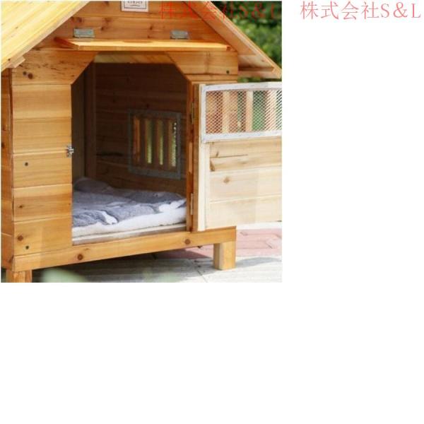 犬小屋 おうち 窓 防水 日よけボード 庭用 豪華別荘 炭化板 野外 屋外